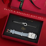 Analog Roman Watch Set | Sleek Gift Sets For Women