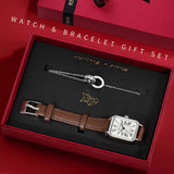 Analog Roman Watch Set | Sleek Gift Sets For Women