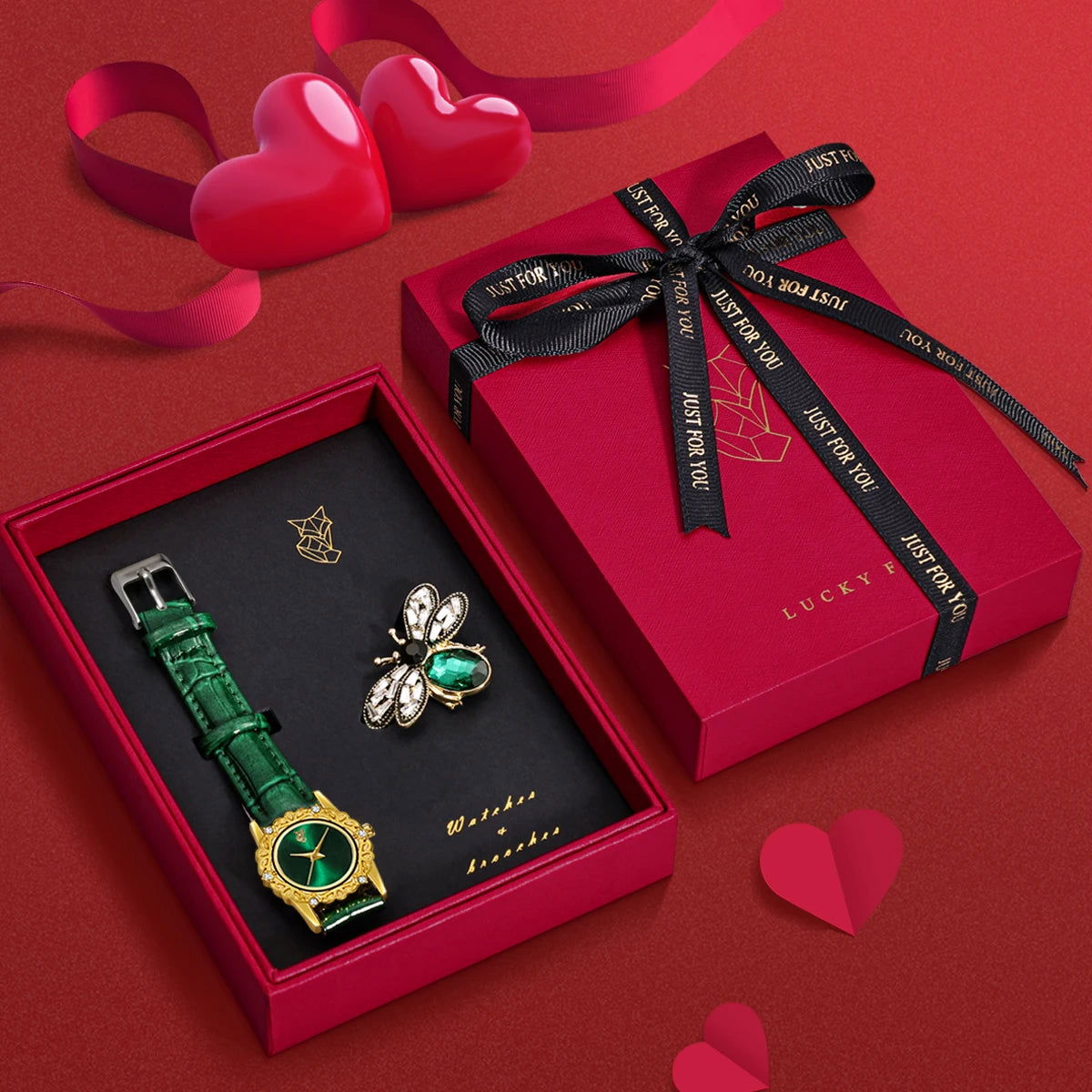 Emerald Elegance Gift Sets™ | Watch Sets For Women